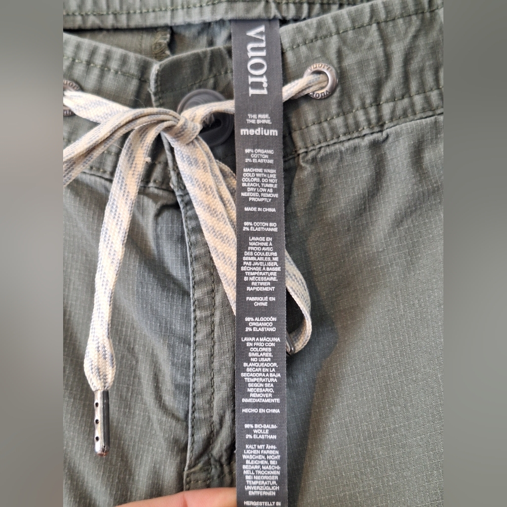 Vuori Women's Ripstop Pants Olive Green - M - Picture 4 of 16